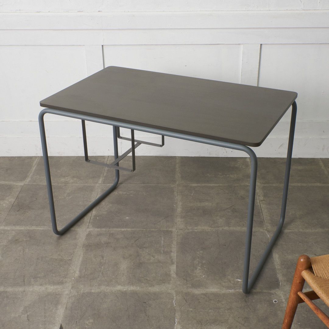 展示品 無印良品 THONET スチールパイプデスク M ダークグレー デスク 作業台 北欧 シンプル モダン MUJI トーネット テーブル 99424