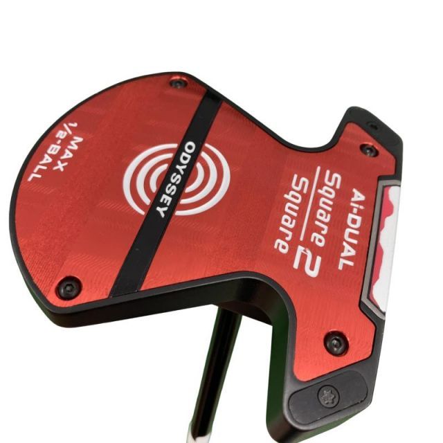 【中古】 オデッセイ Ai-DUAL SQUARE 2 SQUARE MAX 1/2-BALL 34インチ パター PT STROKE LAB 120 スチール (フレックスその他) メンズ 男性用 右利き 右用 Cランク ゴルフクラブ