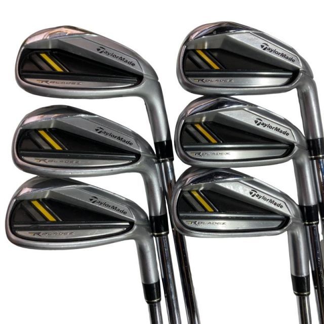【中古】 テーラーメイド ROCKET BLADEZ 6S アイアンセット IR KBS C-TAPER 90 (フレックスS) メンズ 男性用 右利き 右用 Cランク ゴルフクラブ