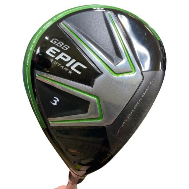 【中古】 キャロウェイ GBB EPIC STAR 3W フェアウェイウッド FW 純正特注シャフト (フレックスS) メンズ 男性用 右利き 右用 Cランク ゴルフクラブ