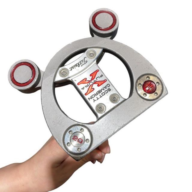 【中古】 タイトリスト SCOTTY CAMERON FUTURA X 33インチ パター PT スチール (フレックスその他) メンズ 男性用 右利き 右用 Aランク ゴルフクラブ