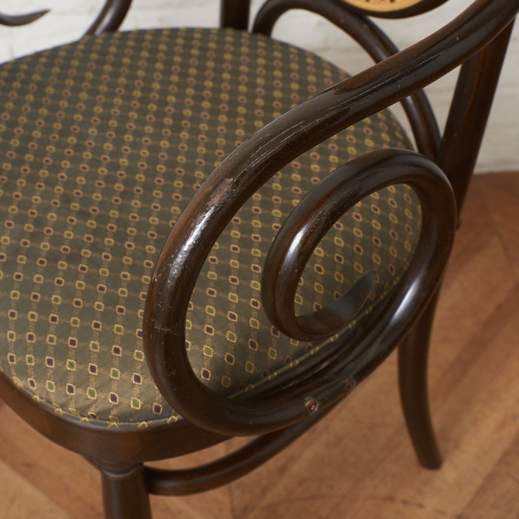 Thonet 籐張り ベントウッド サイドチェア ブナ ラタン 木製 椅子 曲げ
