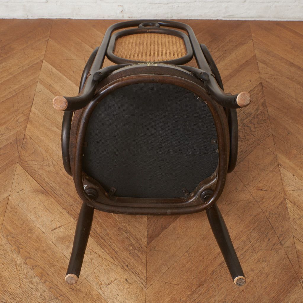 Thonet 籐張り ベントウッド サイドチェア ブナ ラタン 木製 椅子 曲げ