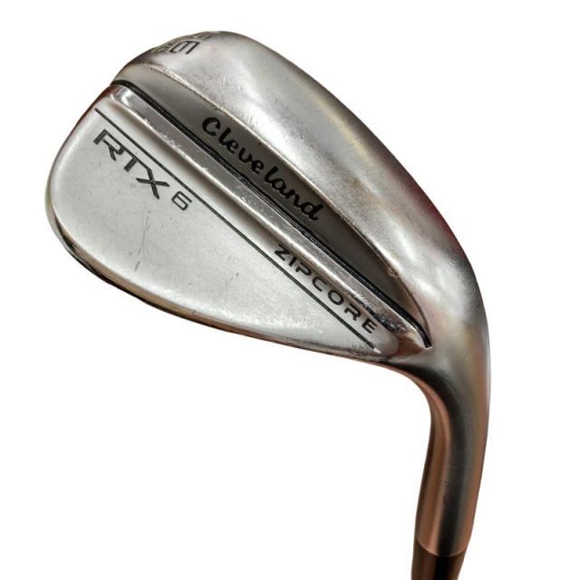 【中古】 クリーブランド Cleveland RTX-6 ZIPCORE ツアーサテン 56°/08° LOW+ ウェッジ WG リシャフト (フレックスその他) メンズ 男性用 右利き 右用 Dランク ゴルフクラブ