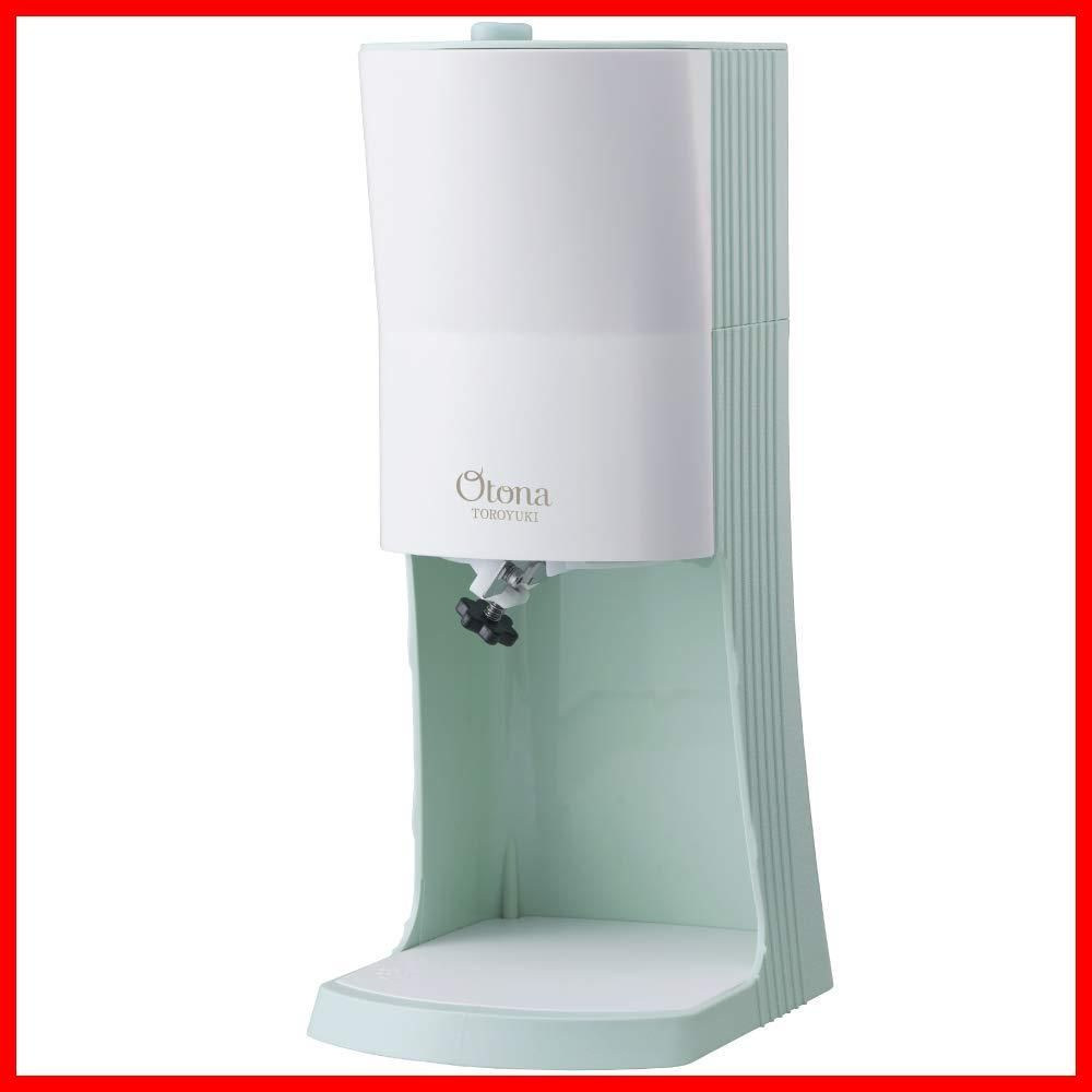 【即日発送】とろ雪 かき氷器 電動ふわふわ 製氷カップ3セット付き ドウシシャ グリーン