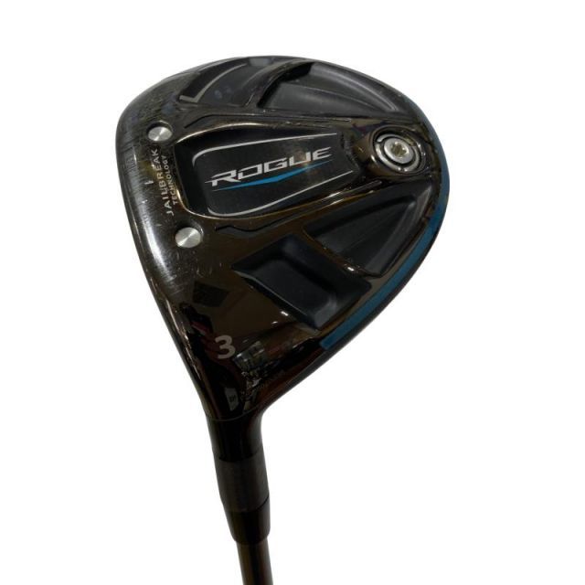【中古】 キャロウェイ ROGUE 3W レフティ USA フェアウェイウッド FW ALDILA SYNERGY 60 (フレックスS) メンズ 男性用 左利き レフティ 左用 Cランク ゴルフクラブ