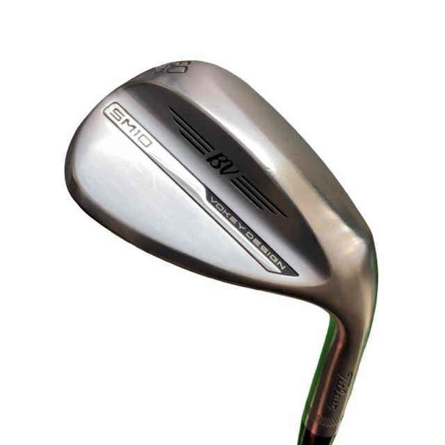 【中古】 タイトリスト VOKEY SPIN MILLED SM10 ツアークロム 60°/08°M ウェッジ WG 純正特注シャフト (フレックスR) メンズ 男性用 右利き 右用 Cランク ゴルフクラブ