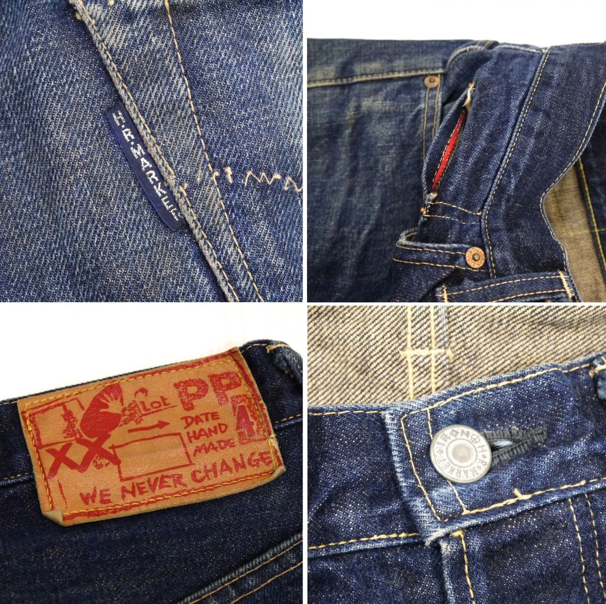 ◇H.R.MARKET PP4XX ジーンズ W33 赤耳 セルビッチ デニムパンツ 