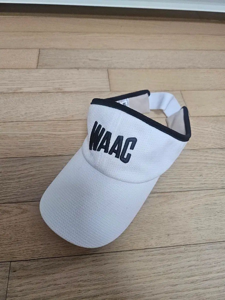 WAAC ワック 白 サンキャップ ゴルフ 帽子