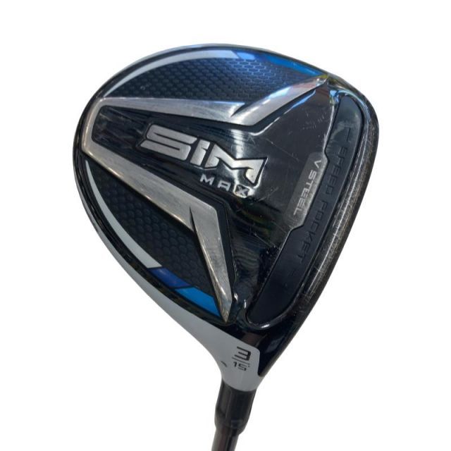【中古】 テーラーメイド SIM MAX 3W フェアウェイウッド FW TENSEI BLUE TM50(FW) (フレックスS) メンズ 男性用 右利き 右用 Dランク ゴルフクラブ