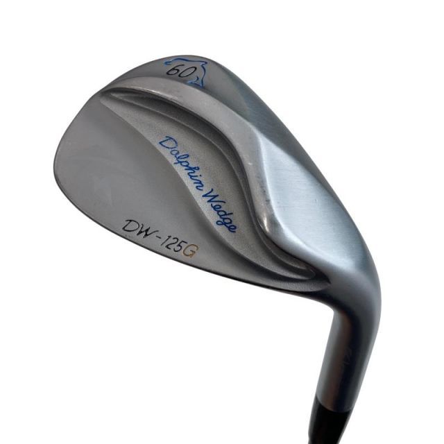 【中古】 キャスコ Dolphin Wedge DW-125G シルバー 60° ウェッジ WG Dolphin DP-231 (フレックスその他) メンズ 男性用 右利き 右用 Cランク ゴルフクラブ