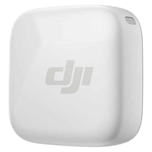 DJI Mic Miniトランスミッター（アークティックホワイト） ワイヤレスマイク ピンマイク 超軽量 オーディオ DJI OsmoAudio ノイズキャンセリング カメラ／iPhone／Android用ワイヤレスマイク Vlog撮影 スト 19a884a6