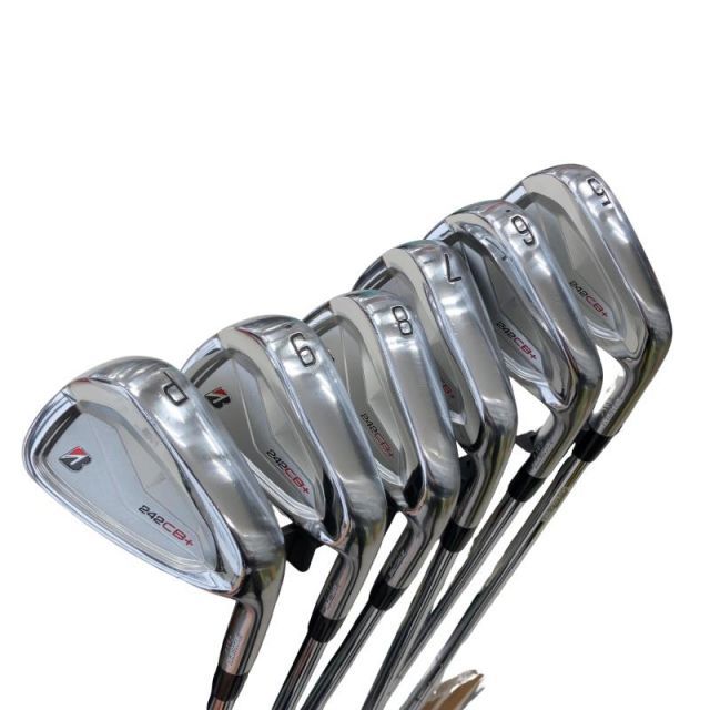 【中古】 ブリヂストン BRIDGESTONE 242CB+ 6S アイアンセット IR NS PRO 950GH neo (フレックスS) メンズ 男性用 右利き 右用 Cランク ゴルフクラブ