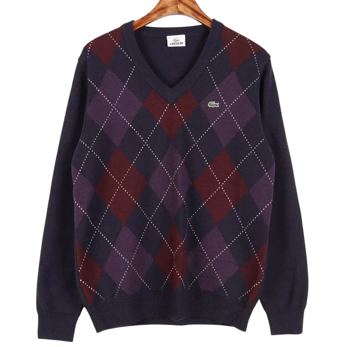 ラコステ LACOSTE アーガイル ニット 3 / k1919
