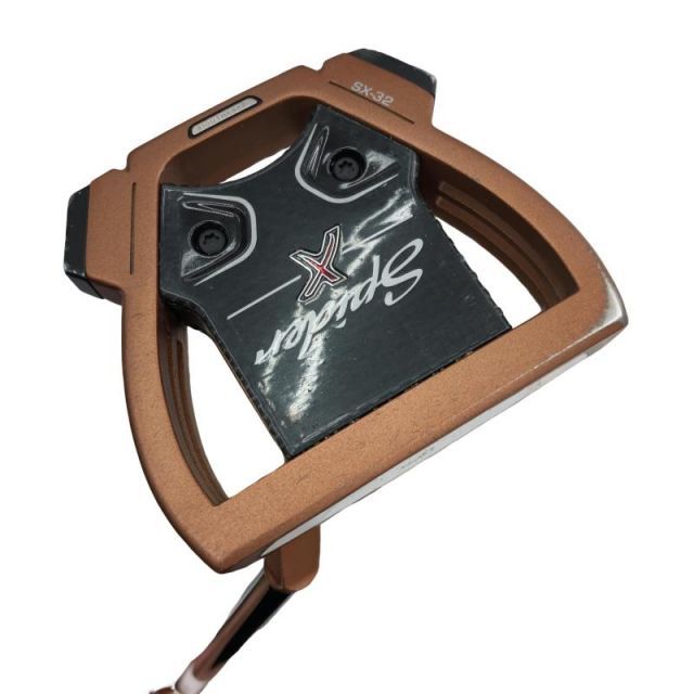 【中古】 テーラーメイド Spider X CHALK/WHITE スモールスラント 33インチ パター PT スチール(ブラック) (フレックスその他) メンズ 男性用 右利き 右用 Dランク ゴルフクラブ