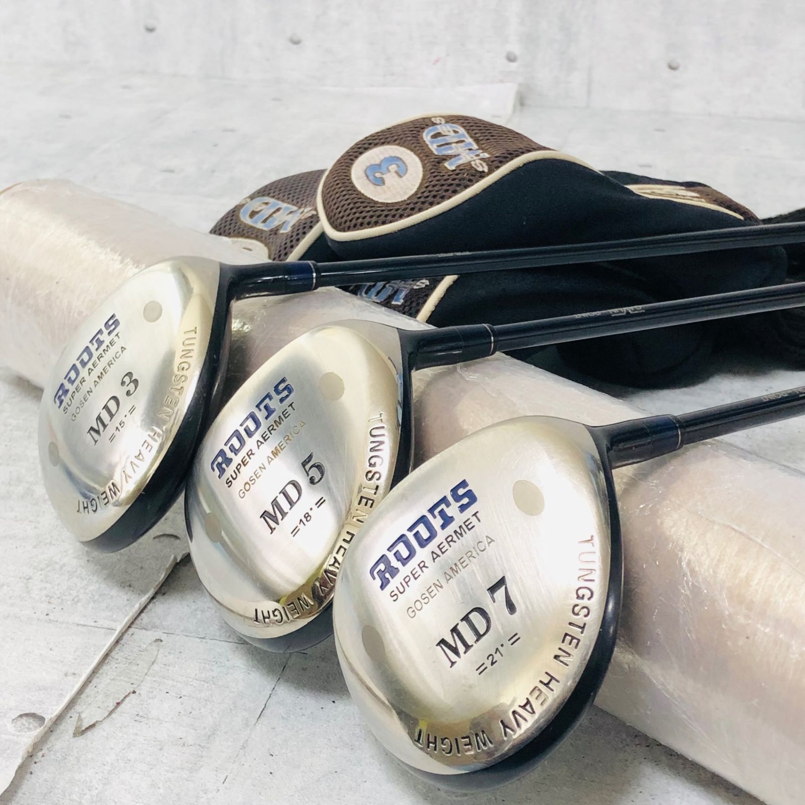 ROOTS ルーツ SUPER AERMET スーパーアーメット 3W 5W 7W 3番 5番 7番 3本 メンズゴルフ クラブ ウッド 単品 初心者 入門