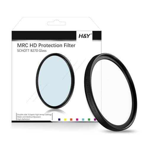 H&Y レンズ保護フィルター 72mm HD プロテクションフィルター 保護用 ねじ込み式 低反射 高平面度 薄枠 ローレット加工 帯電防止 防汚 撥水 防傷 MRU72ma 37b4e022
