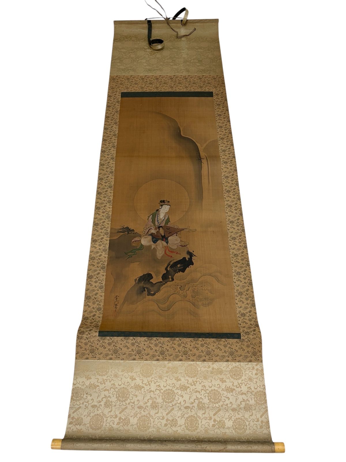 弁財天　日本画 仏画 中国絵画 茶道