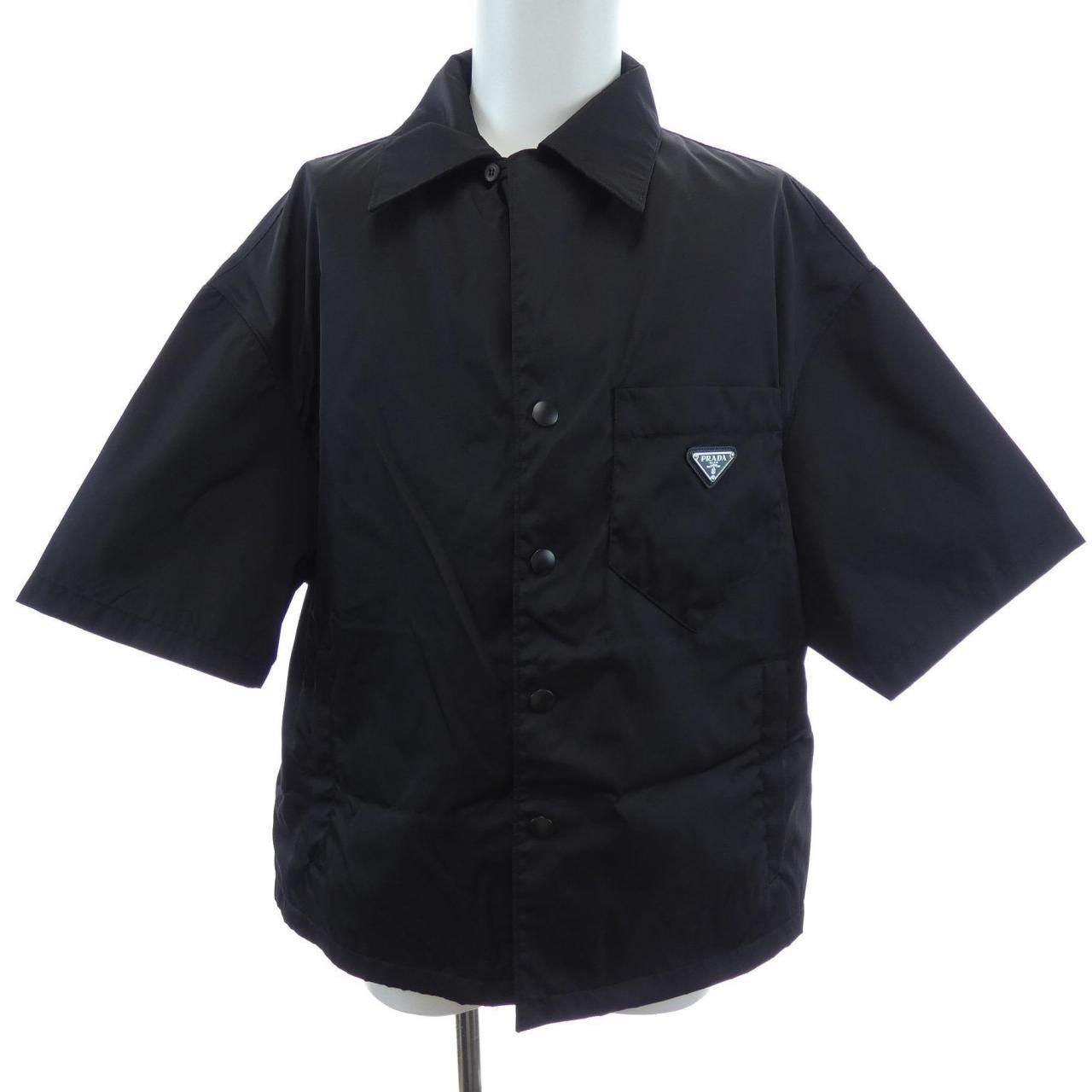 プラダ PRADA トライアングルロゴ RE-NYLON SC449 S182 1WQ8 S／Sシャツ