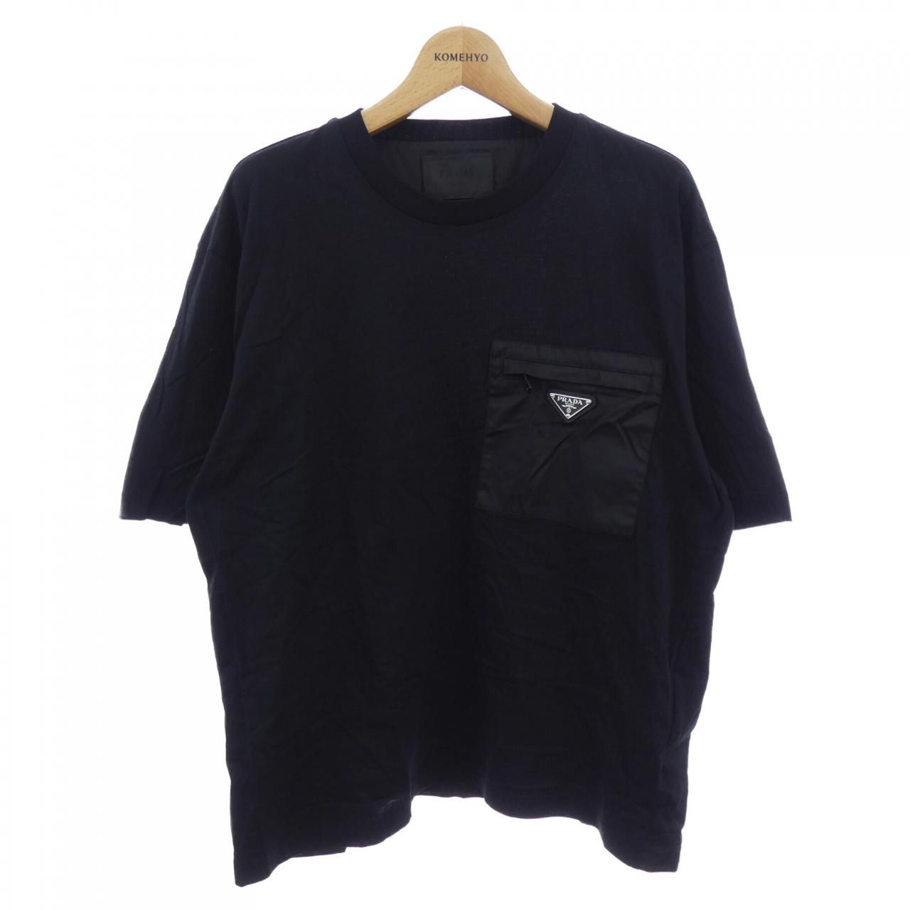 プラダ PRADA トライアングルロゴ UJN661 S221 11CK Tシャツ