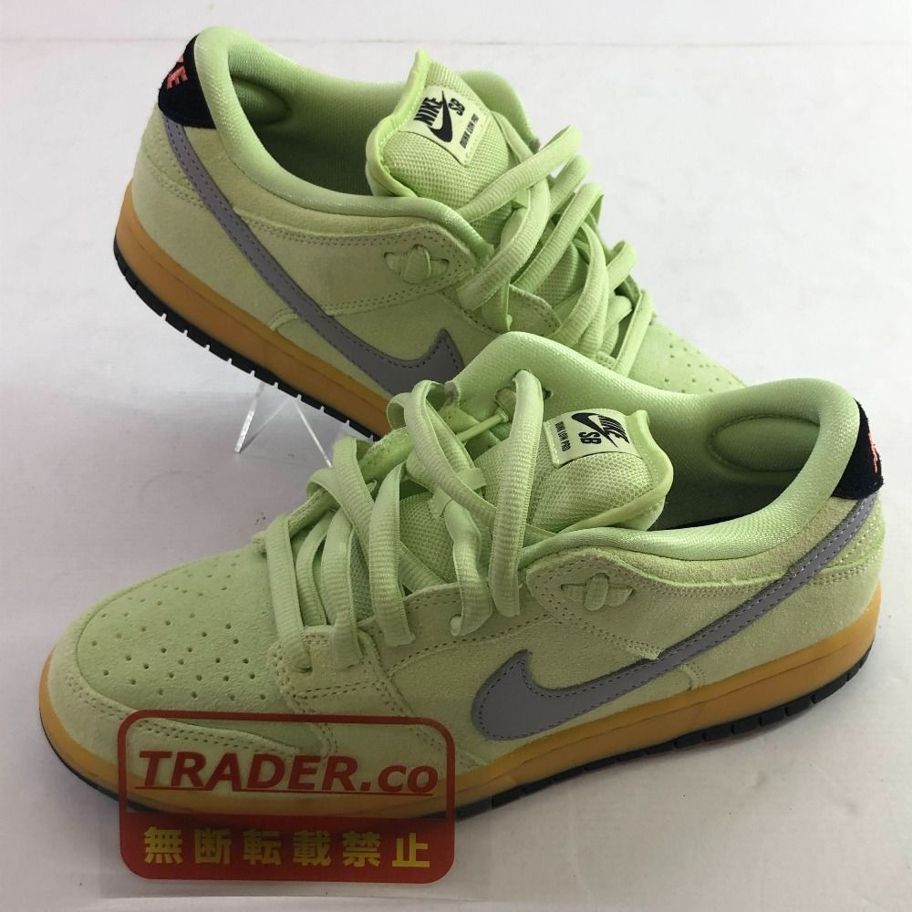 04w6905∞※【中古】 NIKE SB DUNK LOW PRO PRM ナイキ SB ダンク ロー PRO PRM ベルドゥーゴマウンテン HQ1626-300 ライトリキッドライム/ウルフグレー/ブラック 26.5cm スニーカー 【八王子店】