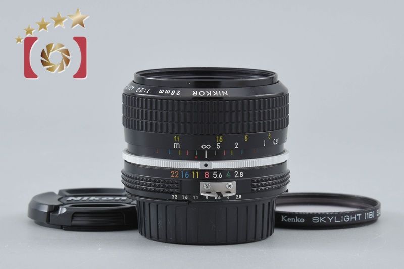 【中古】Nikon ニコン New NIKKOR 28mm f/2.8 Ai改
