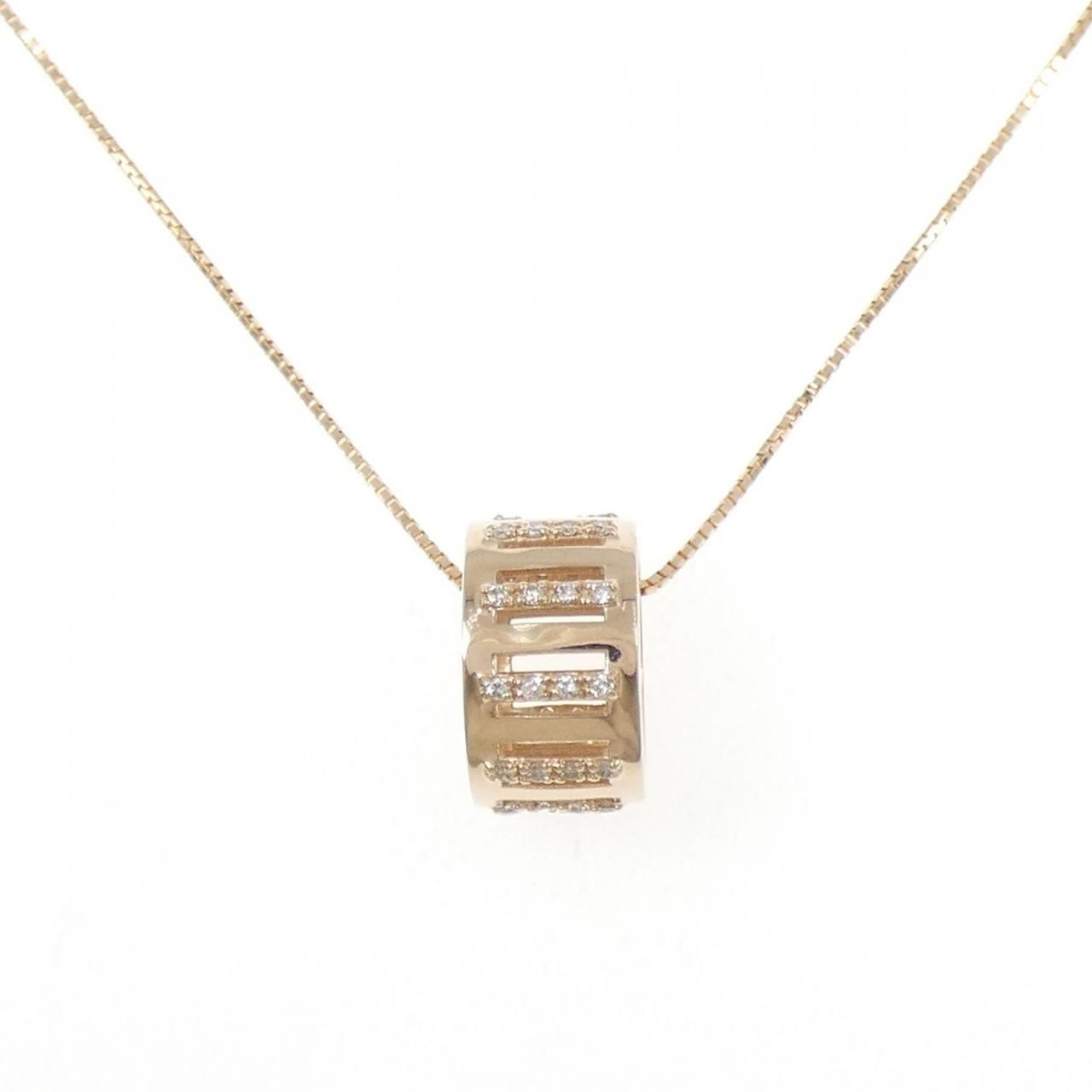K18PG ダイヤモンド ネックレス 0.21CT