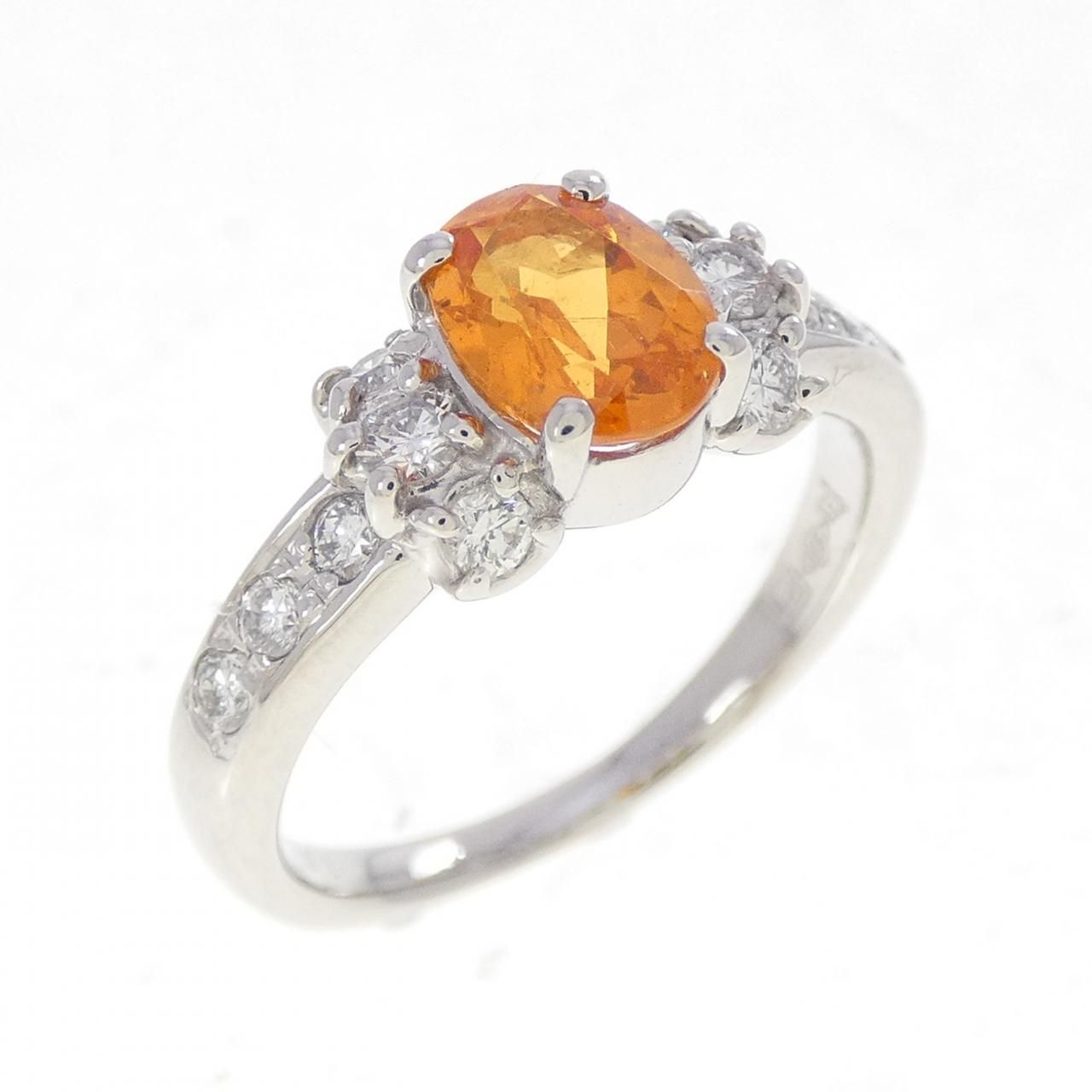 PT900 ガーネット リング 1.05CT