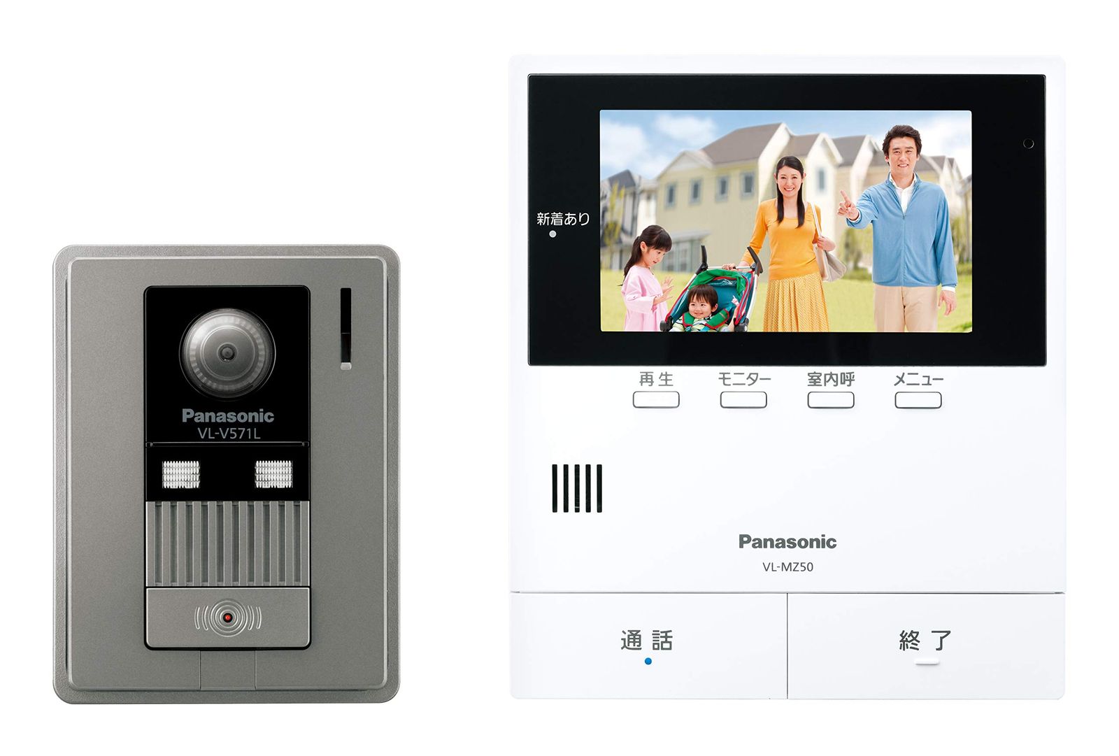 パナソニック テレビドアホン モニター親機 カメラ玄関子機(標準タイプ)セット VL-SZ50KF/ 4e1b4922