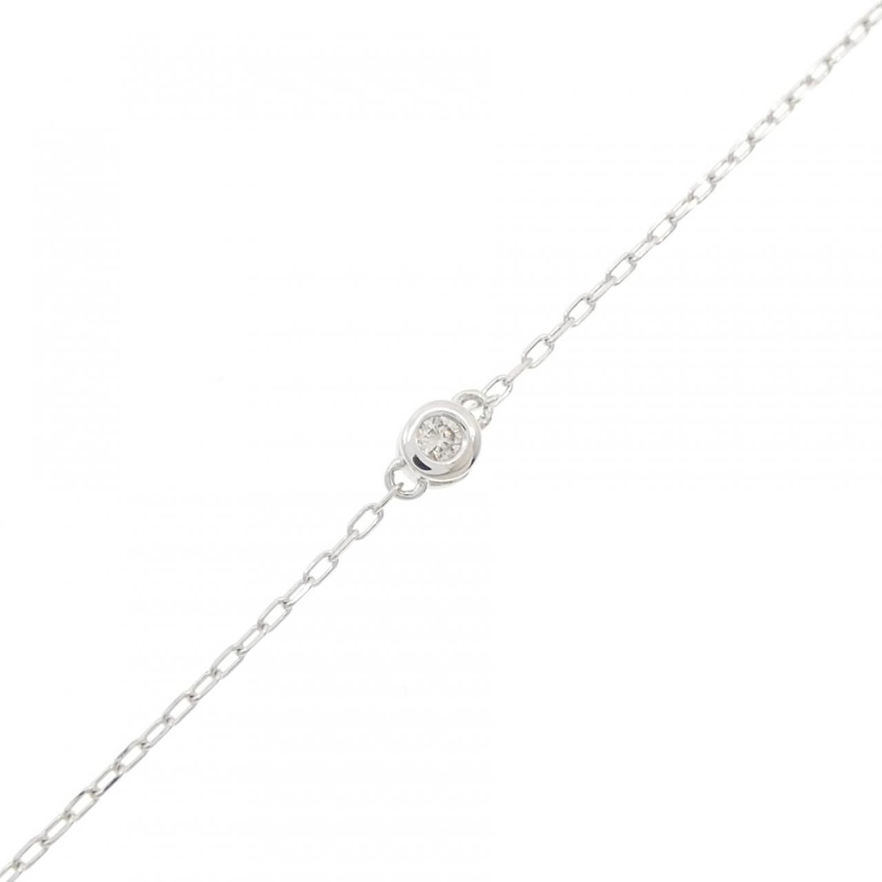 K18WG ダイヤモンド ブレスレット 0.05CT