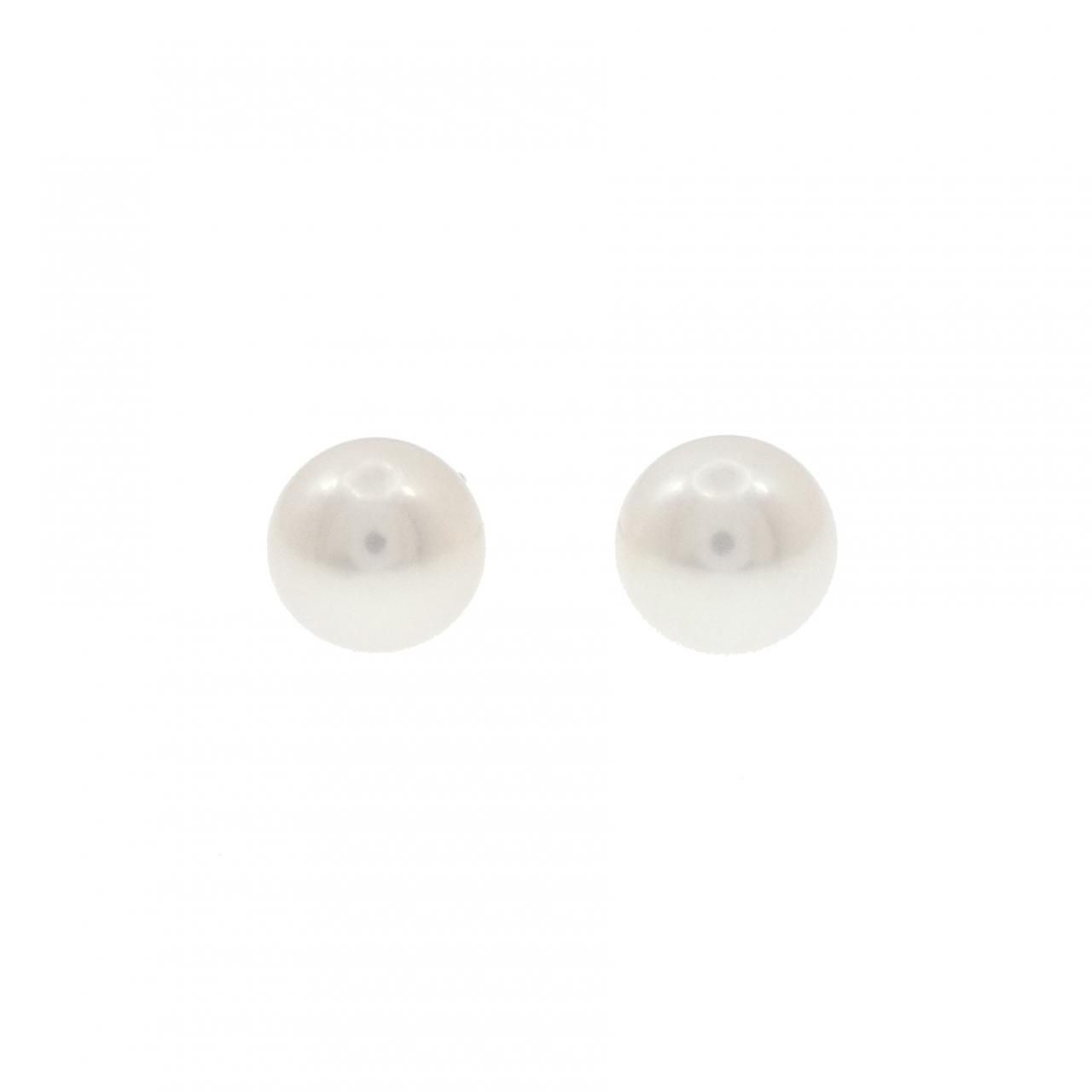 PT900 アコヤパール ピアス 6.7mm
