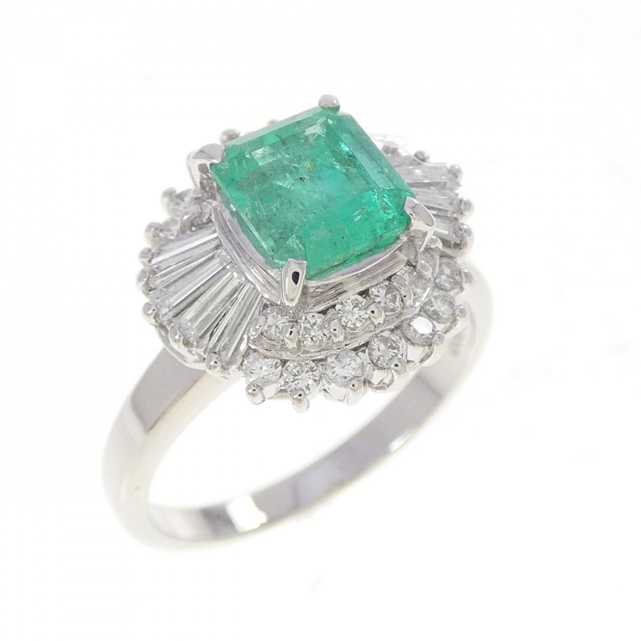 PT900 エメラルド リング 1.28CT