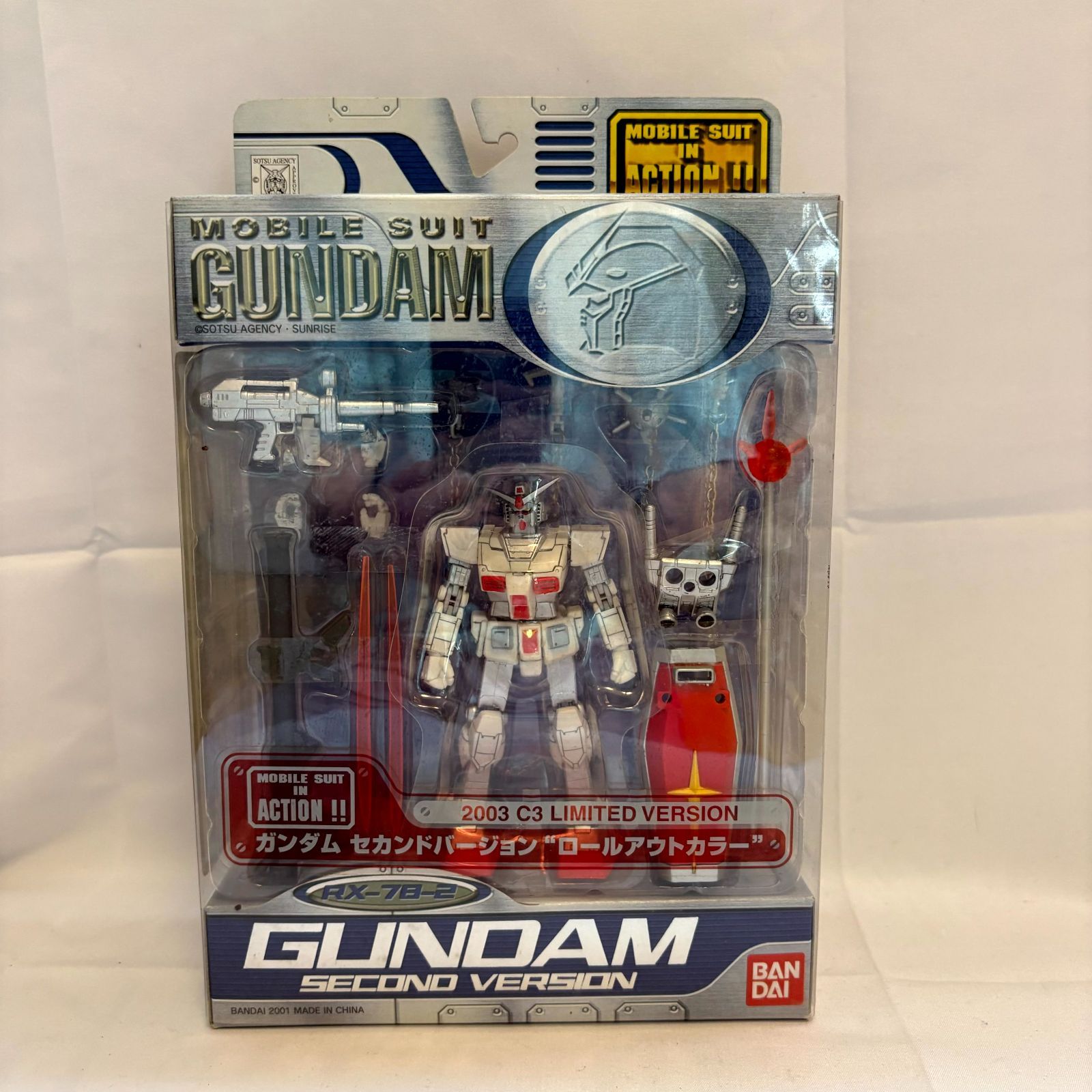 バンダイ MOBILE SUIT IN ACTION!!（MIA） “2003 C3 限定版 RX-78-2 