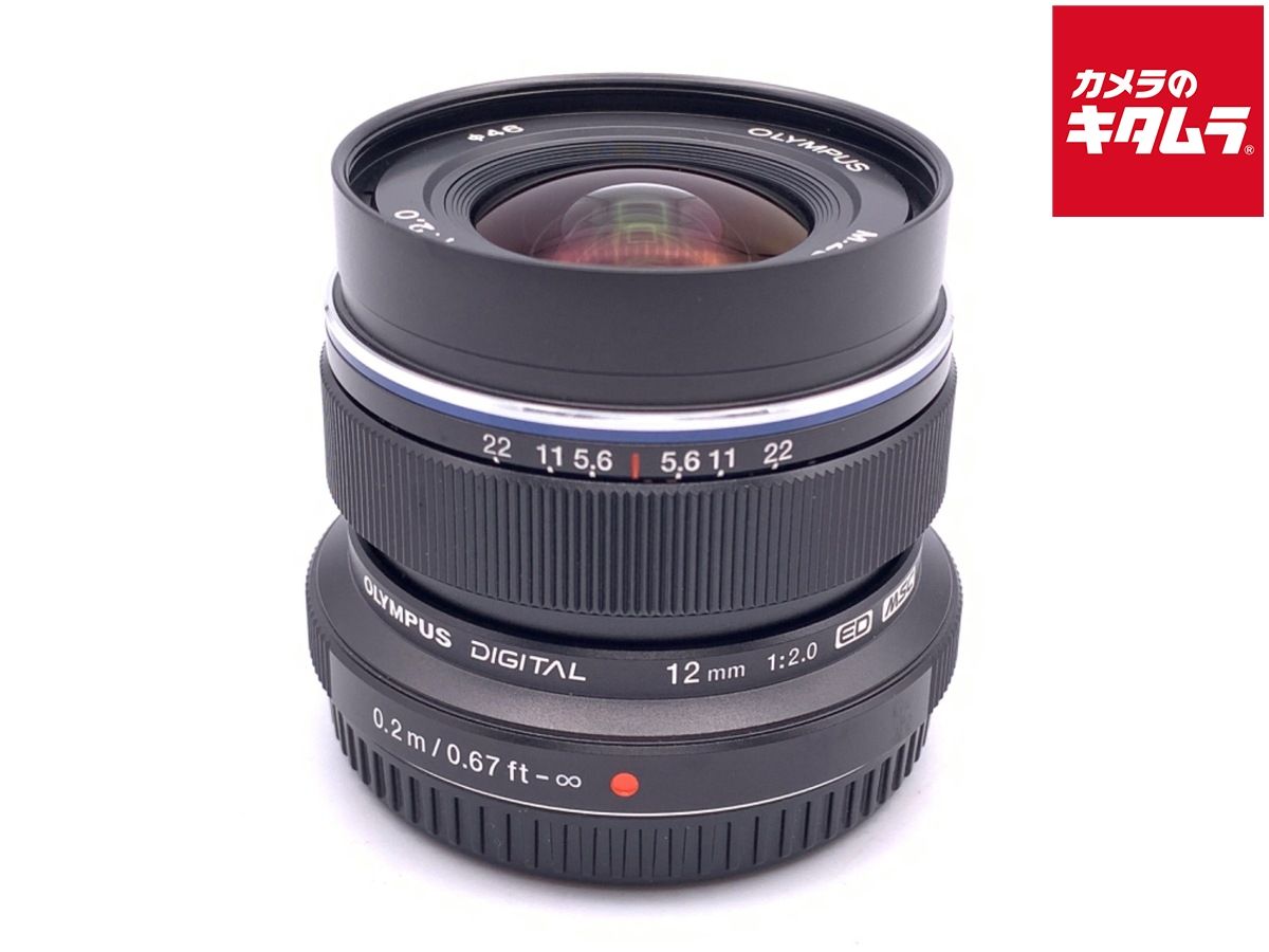 【中古】 【良品】 オリンパス M.ZUIKO DIGITAL ED 12mm F2.0 ブラック