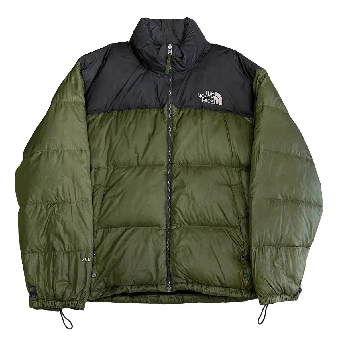 XL THE NORTH FACE ザノースフェイス Nuptse ヌプシ 700 カーキ ダウン 