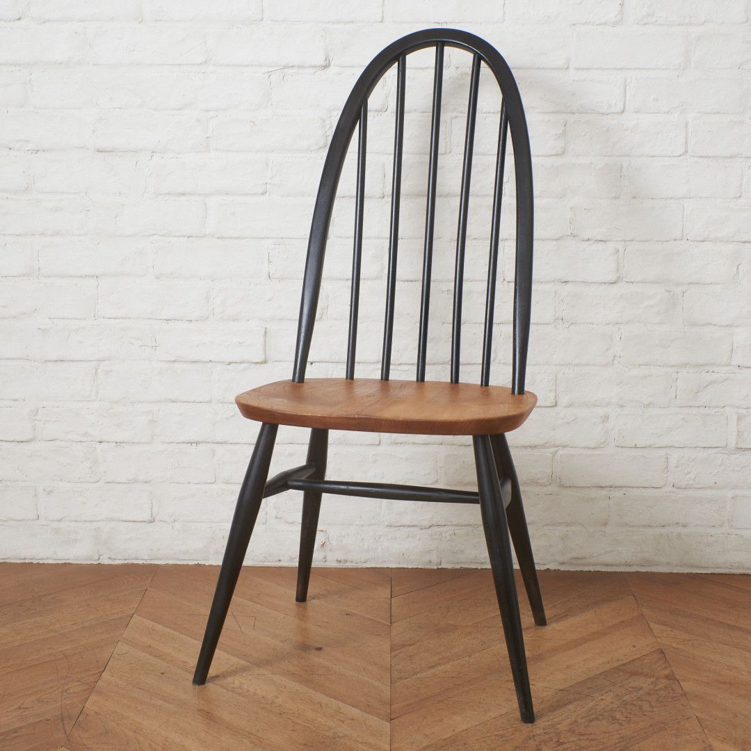 ercol クエーカーチェア アーコール 英国 ヴィンテージ ウィンザーチェア ダイニングチェア イス 1脚 椅子 イギリス ペイント 91161