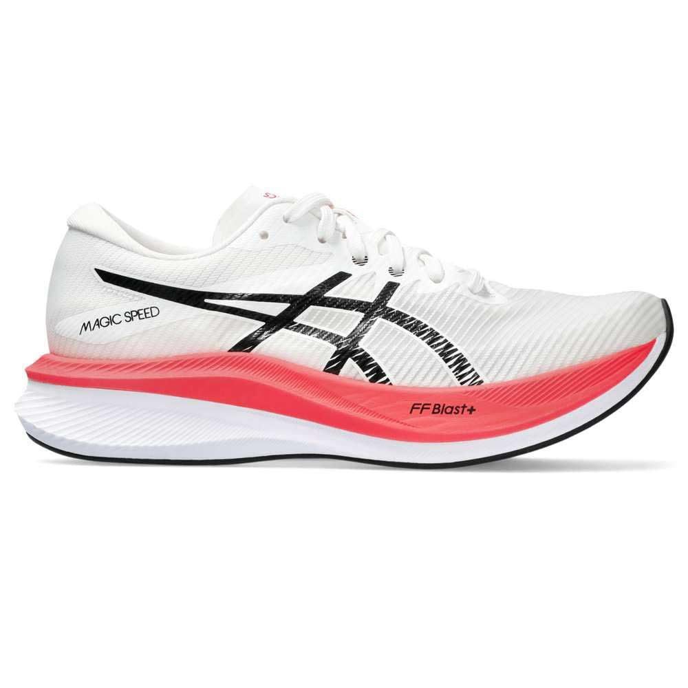 [アシックス] ランニングシューズ MAGIC SPEED 3 レディース [100(ホワイト/ブラック)] [23.0 cm E]