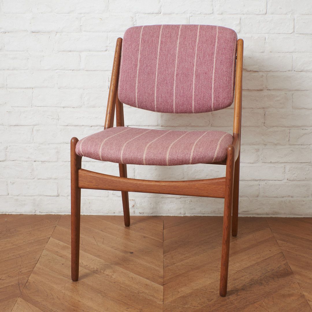 デンマーク Arne Vodder ダイニングチェア Ella チェア 椅子 オーク 北欧 ヴィンテージ アルネ ヴォッダー Vamo Mobelfabrik 92242