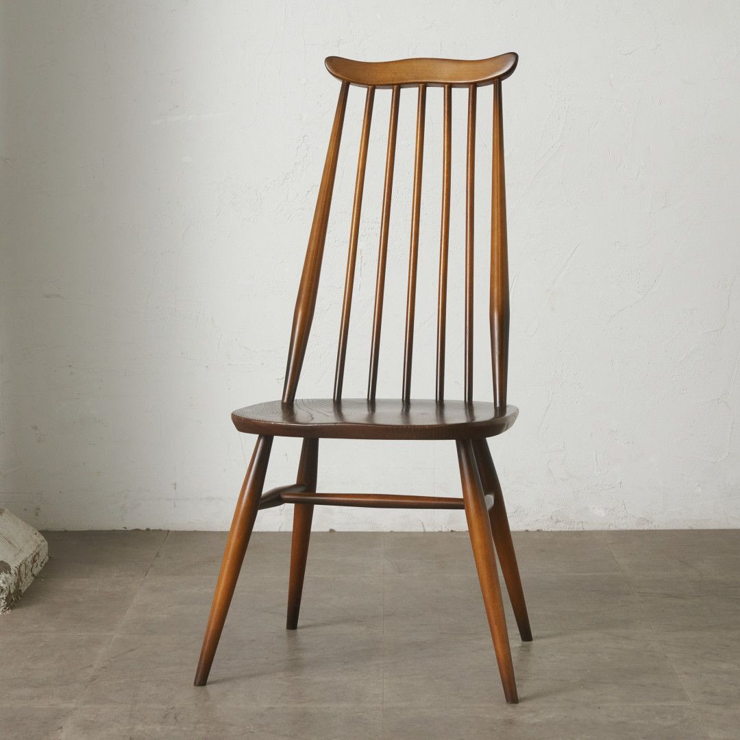 ERCOL ゴールドスミスチェア 英国 ヴィンテージ ダイニングチェア 椅子 ウィンザー チェア 木製 アーコール エルム ビンテージ 92621