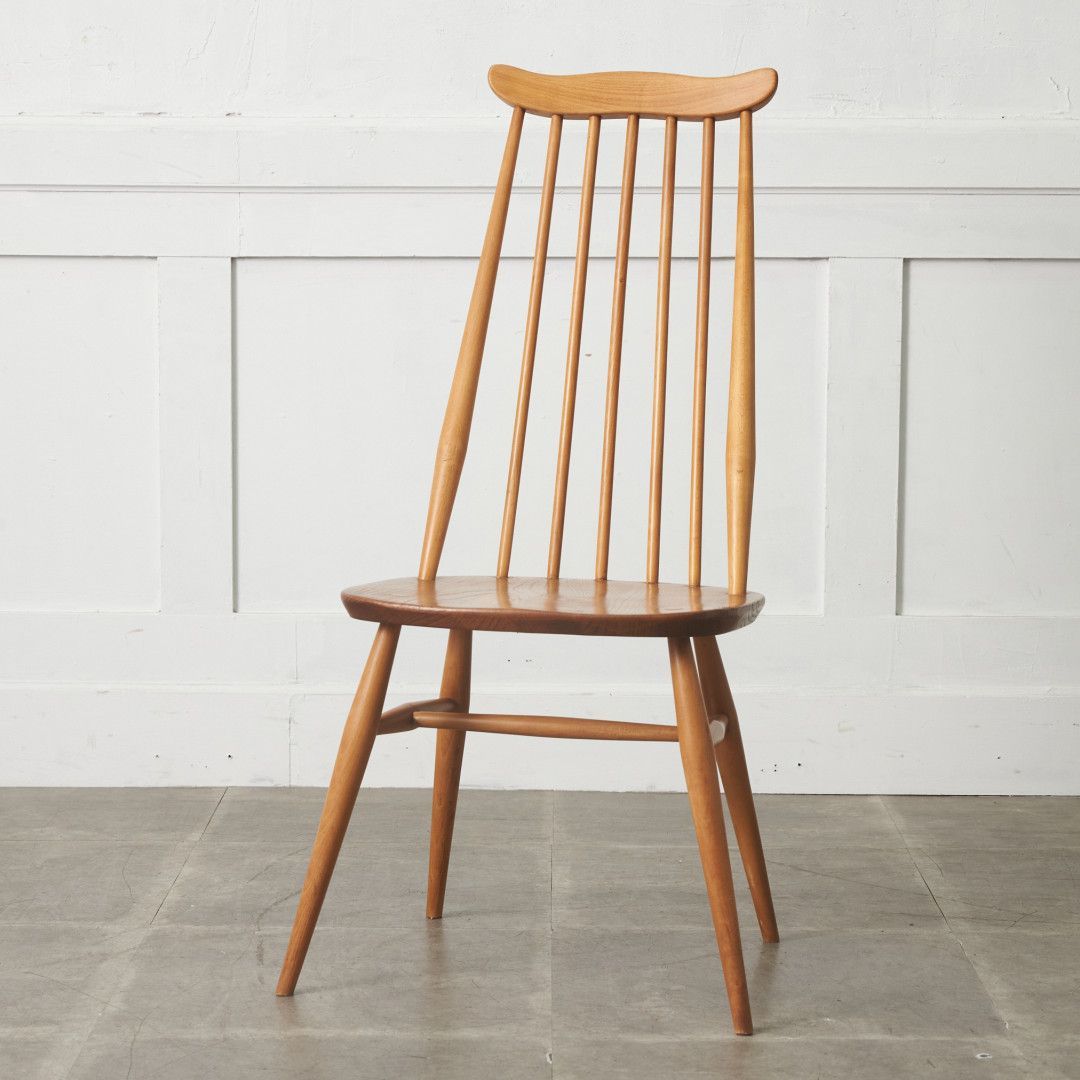 ERCOL ゴールドスミスチェア 英国 ヴィンテージ ダイニングチェア 椅子 ウィンザー チェア 木製 アーコール エルム ビンテージ 92674