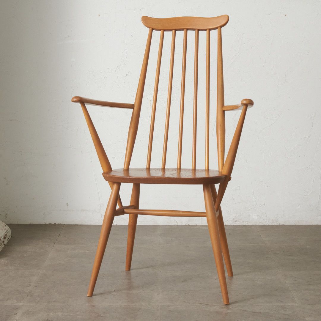 ERCOL ゴールドスミスチェア 英国 ヴィンテージ アームチェア ダイニングチェア ウィンザーチェア 椅子 イギリス アーコール 92691
