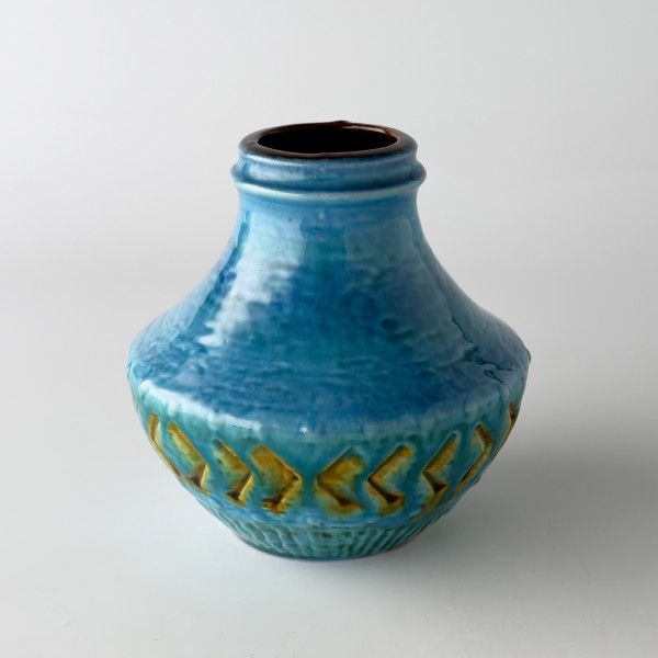 西ドイツ German Art Pottery ヴィンテージ フラワーベース Carstens 