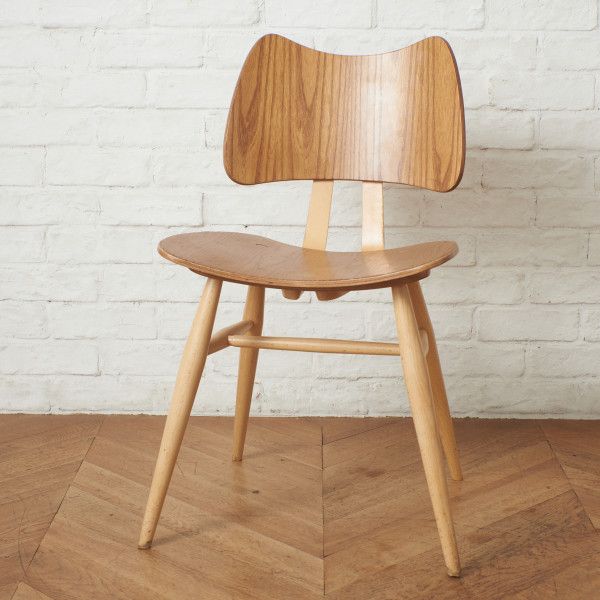 レア ERCOL バタフライチェア 英国 アーコール ヴィンテージ 椅子 ウィンザーチェア ダイニングチェア 木製 イギリス ビンテージ 93923
