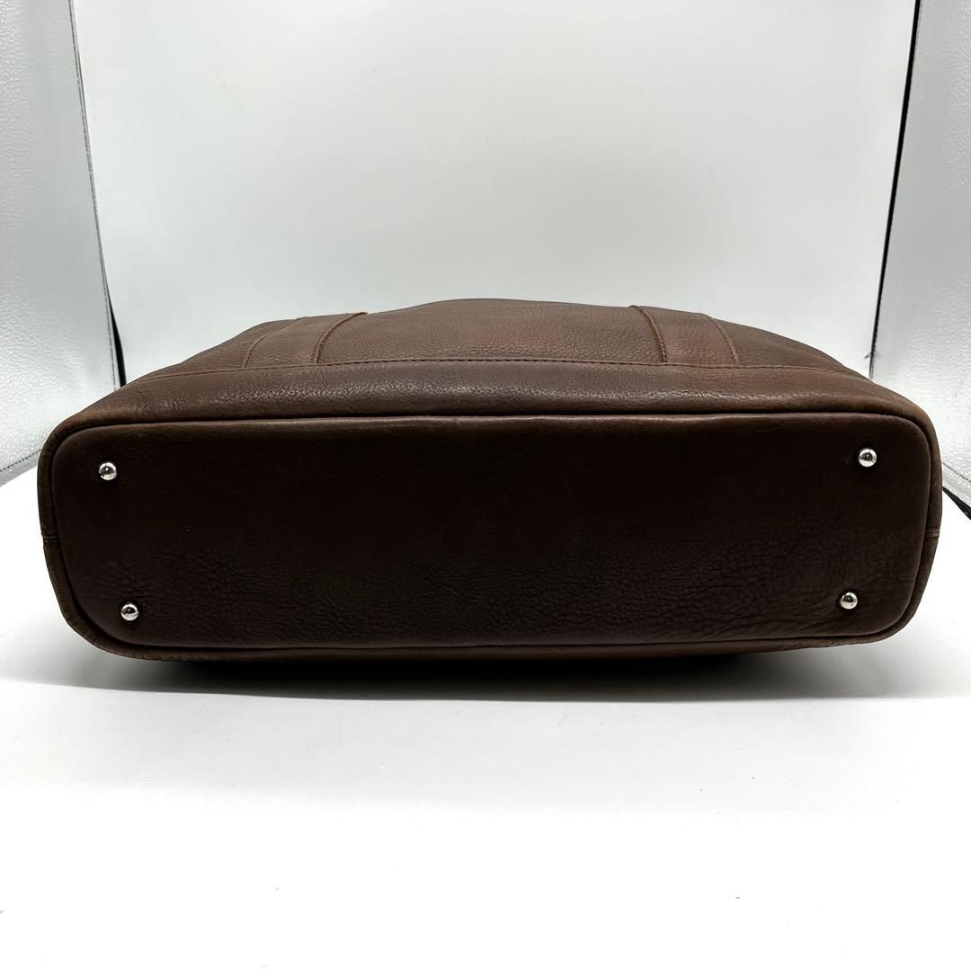 TRION トライオン 本革 レザー トートバッグ 2way A4収納 ビジネス