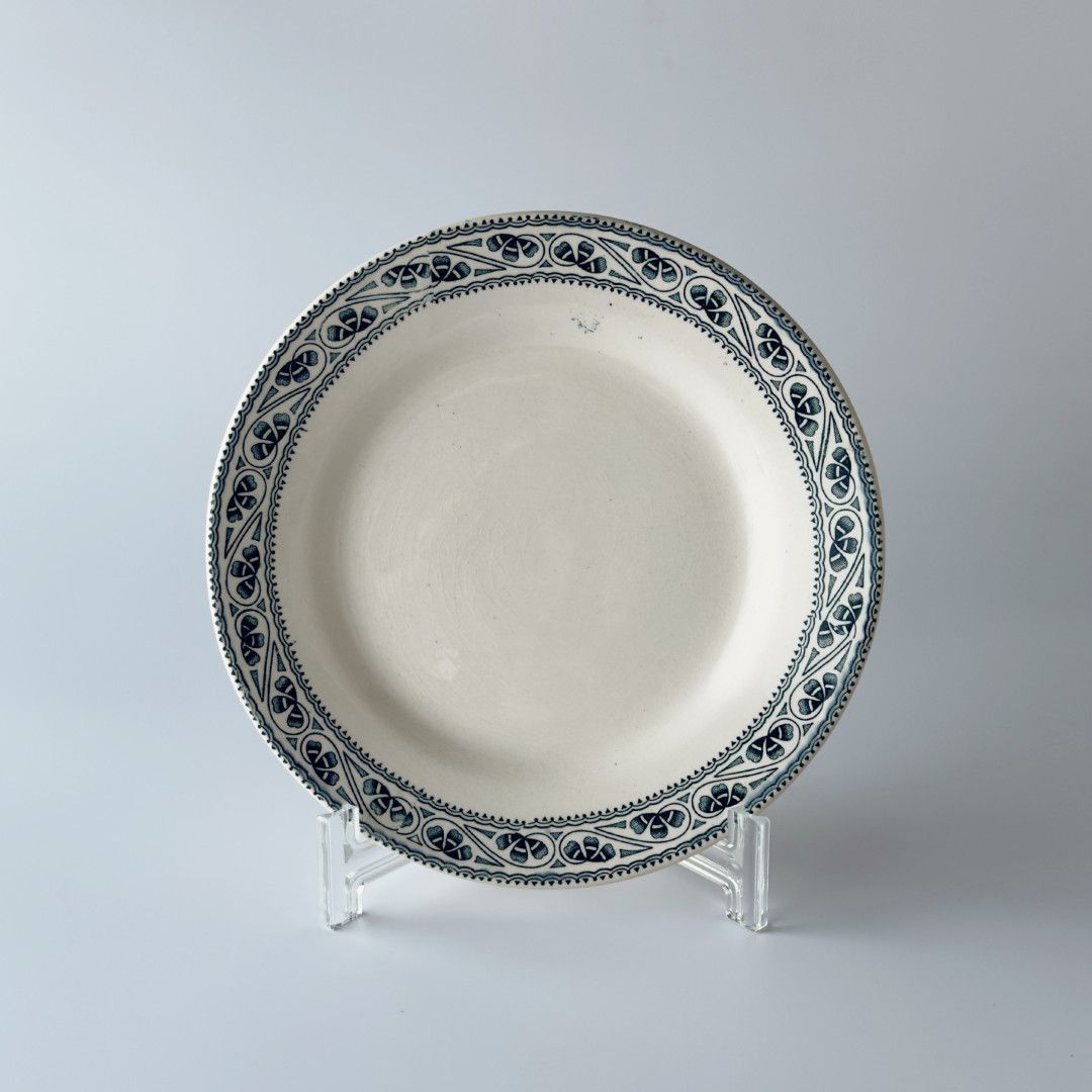フランス H.Boulenger & Cie オータン・ブーランジェカンパニー アンティーク プレート ヴィンテージ 食器 クラシック 皿 94040