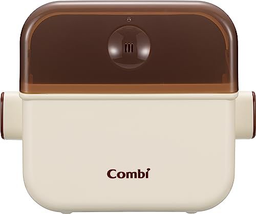 COMBI コンビ ポリプロピレン 電子レンジ除菌＆保管ケース 除菌じょーず バニラ 水だけ入れてレンジで除菌pms 325f90de