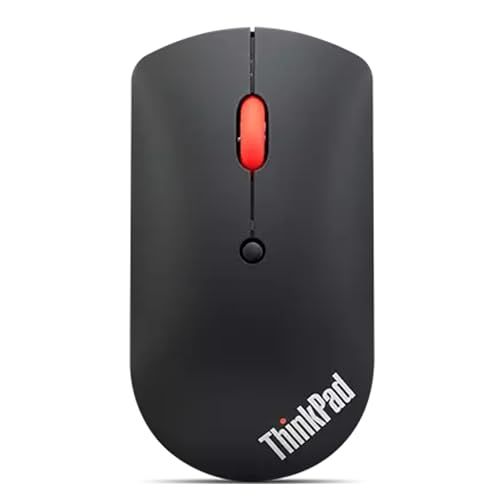 Lenovo ThinkPad Bluetooth サイレントマウス ワイヤレス接続 静音設計 3ボタン ブルーLED DPI切り替え 両手用 コンパクト 4Y50X88822t