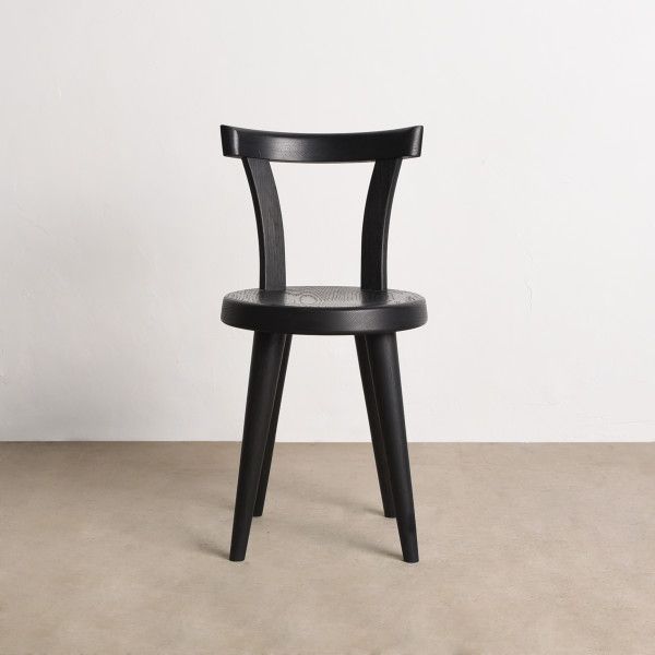 [MHLC-P4b] RPM ペリアン チェア ダイニングチェア サイドチェア 黒 wooden chair アート リポストモダン Re Post Mordern 95047