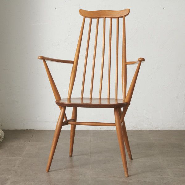 ERCOL ゴールドスミスチェア 英国 ヴィンテージ アームチェア ダイニングチェア ウィンザーチェア 椅子 イギリス アーコール 95735