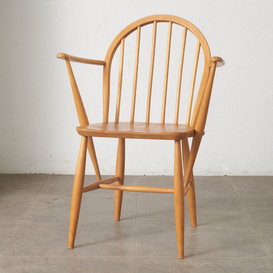 ercol フープバック アームチェア アーコール 英国 ヴィンテージ 椅子 エルム ウィンザーチェア ダイニングチェア ビンテージ 95937